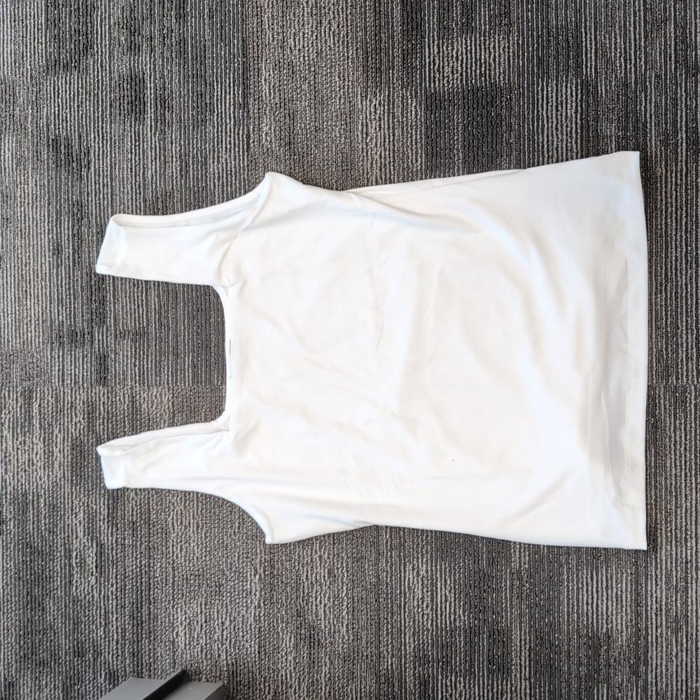 White Birch Square Neck Tank New
